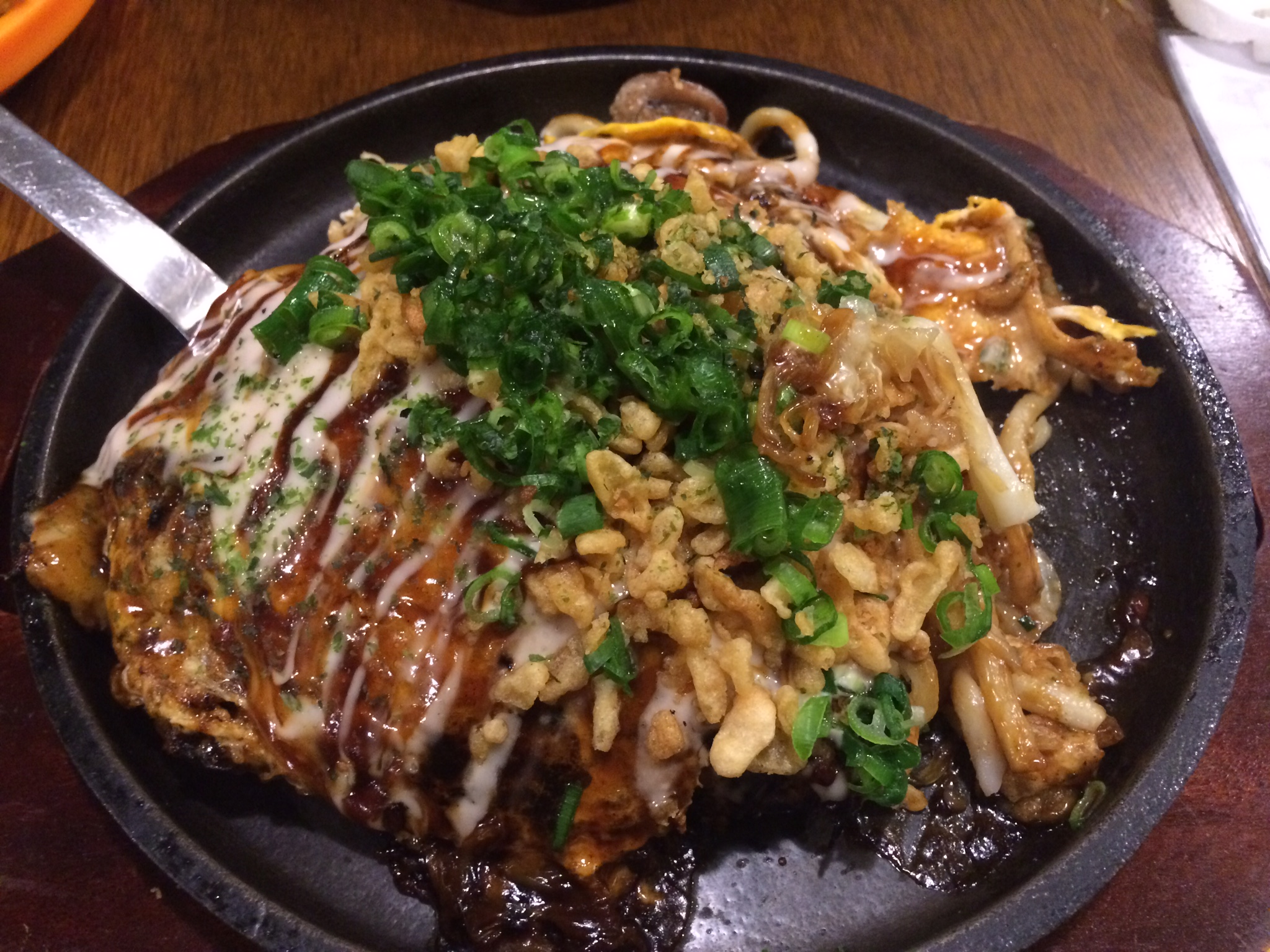 尾道市　一銭洋食くちはっちょうのお好み焼が一番美味い！　焼そばも食べれるよ！